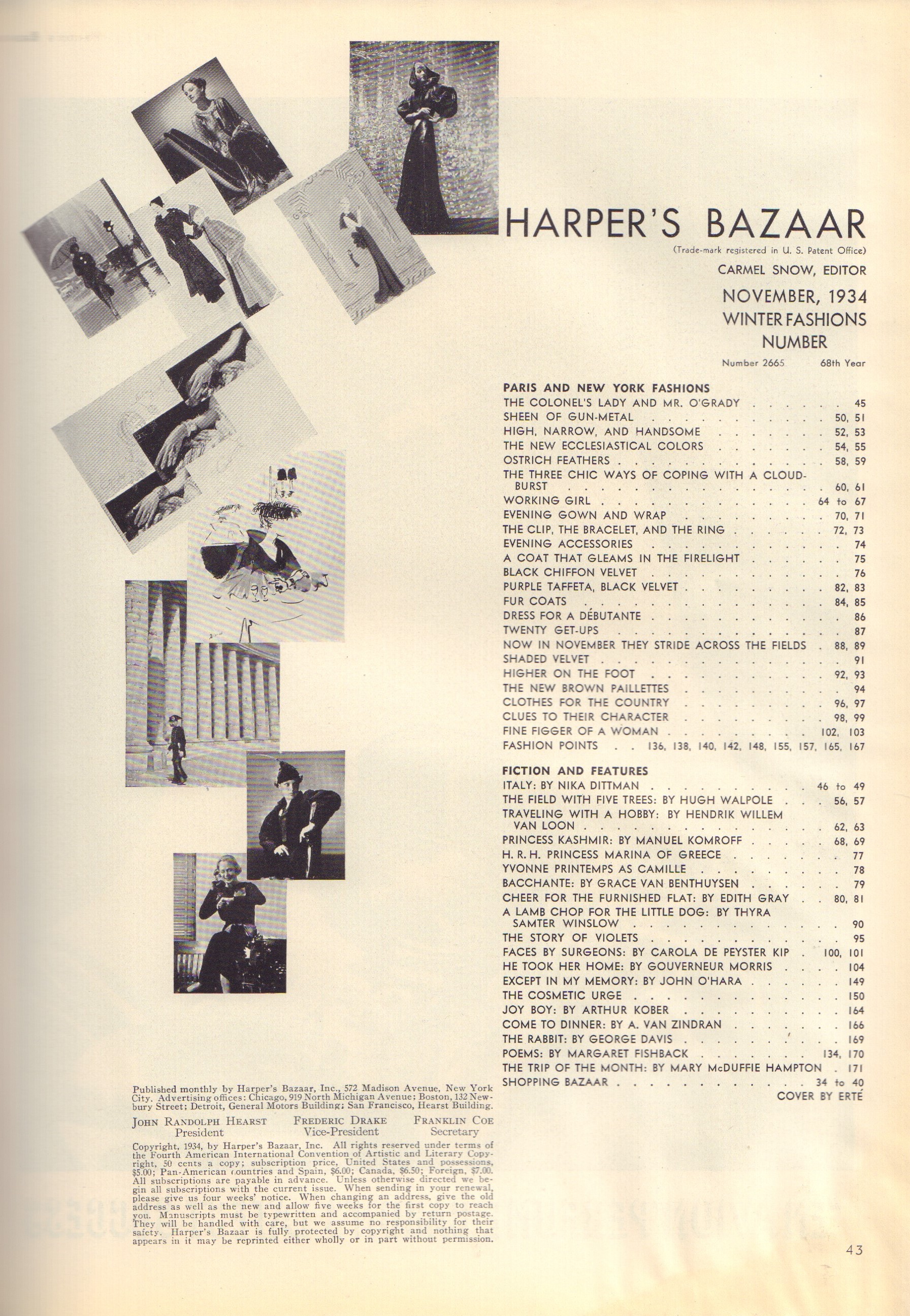 Harper's Bazaar (Bazar) November 1934