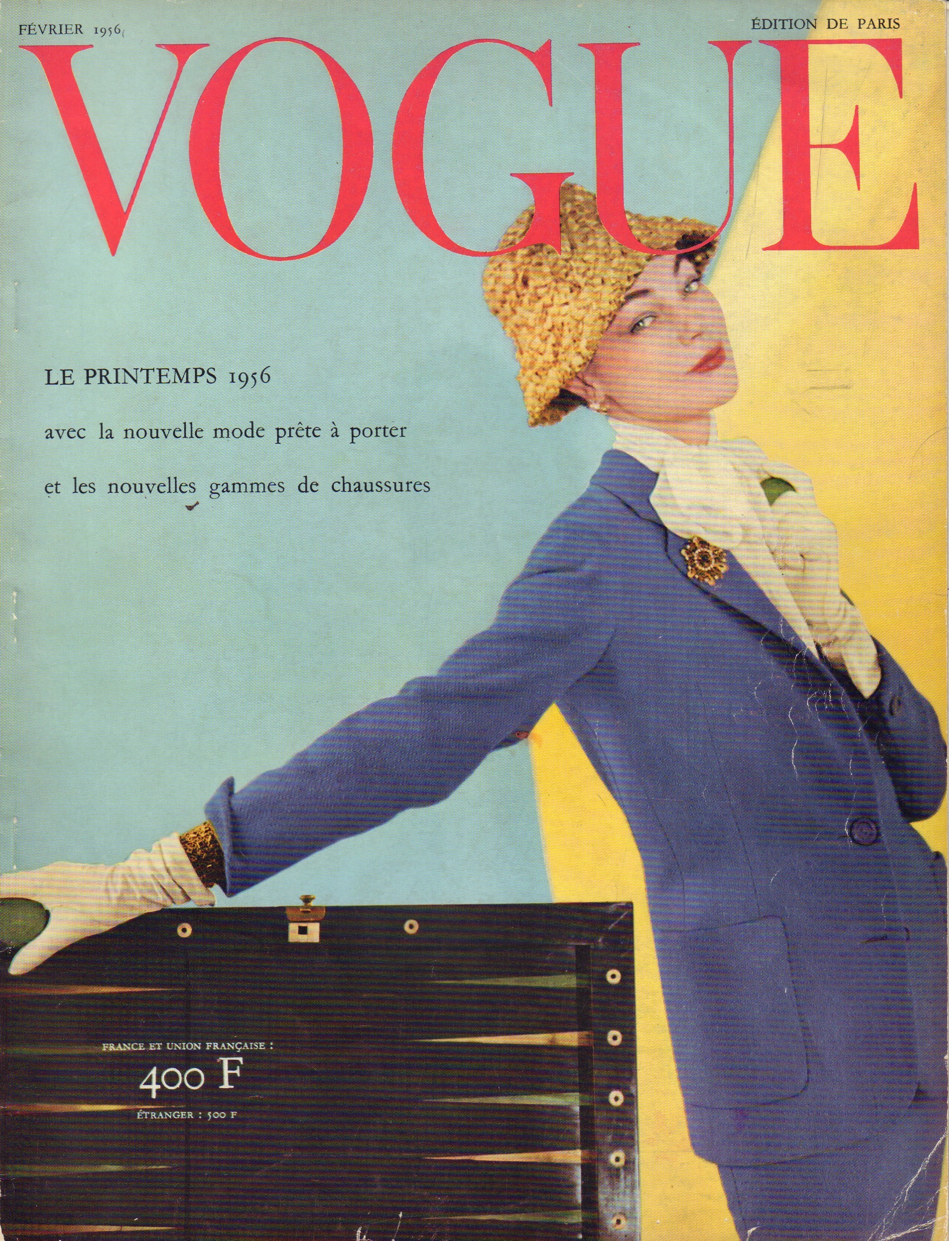 Vogue Fevrier 1956 - French Edition (February)