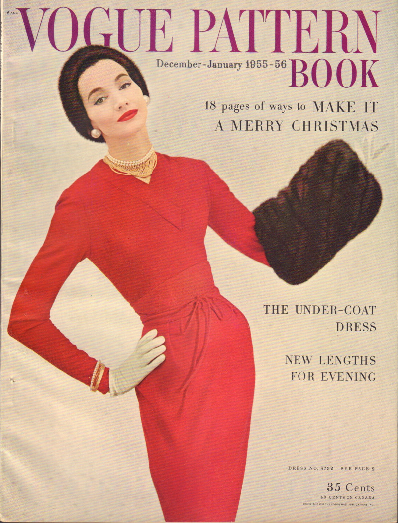 Vogue Pattern Book Magazine, December-January 1955-1956